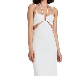 11. L SPACE NAOMI DRESS in white